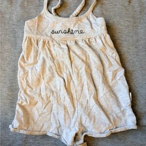 Gerber Light Gray Baby Romper